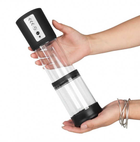 Electronic High-Vacuum Length Adjustable Tube Penis Pump (Chargeable - Black) Electronic High-Vacuum Length Adjustable Tube Penis Pump (Chargeable - Black)